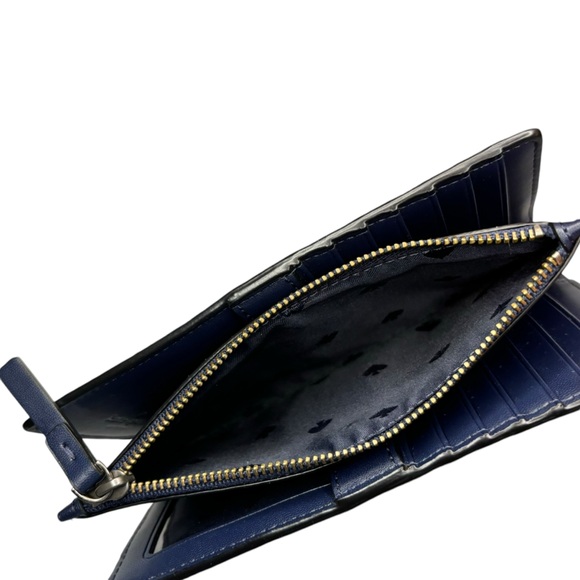 KATE SPADE BRAYLON WALLET PATTERSON DRIVE EMBELLISHED BLAZER BLUE - Picture 9 of 11